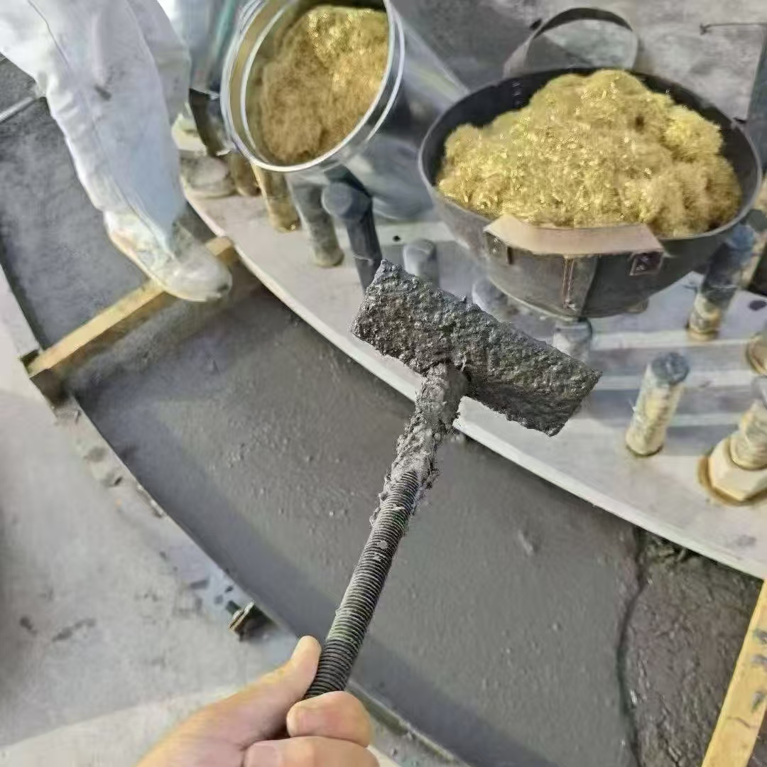 徐州C120钢纤维高强无收灌浆料 轧机压缩机汽轮机发电机锻压设备底座灌浆材料